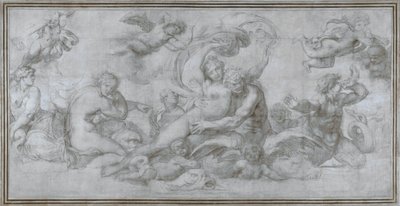 Sea Triumph by Agostino Carracci